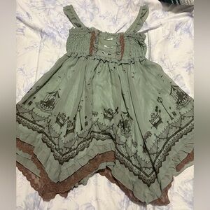 Whimsical Lace-trim Dress